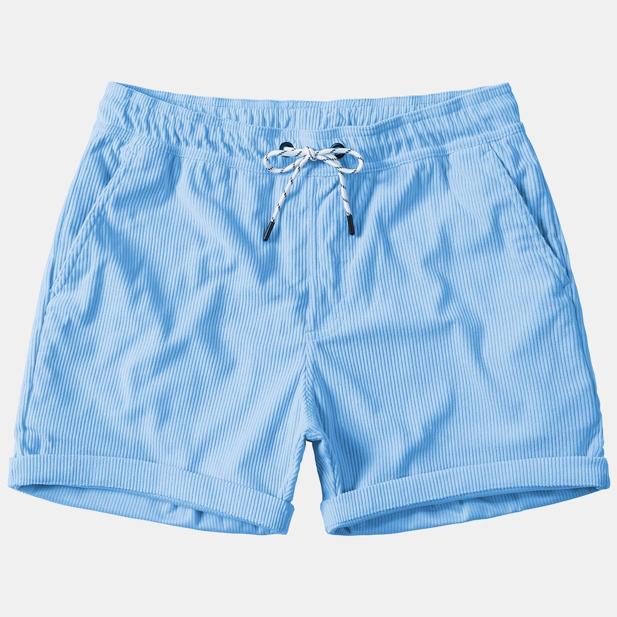 Men's Casual Drawstring Corduroy Pocket Shorts
