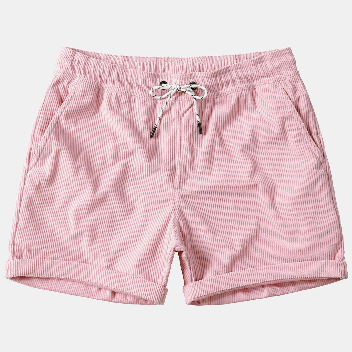 Men's Casual Drawstring Corduroy Pocket Shorts