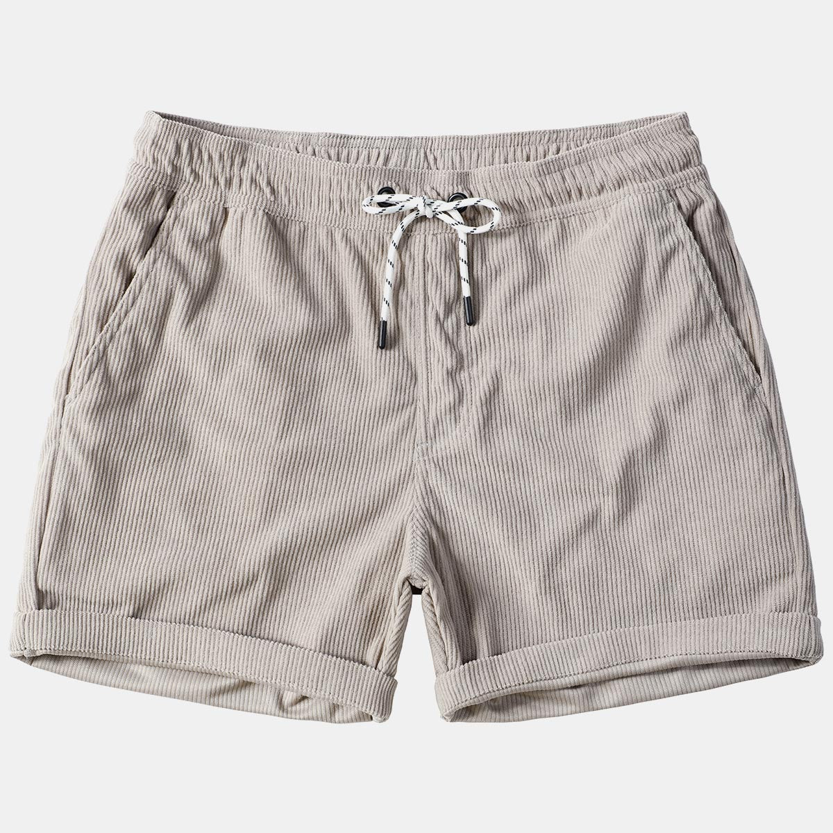 Men's Casual Drawstring Corduroy Pocket Shorts