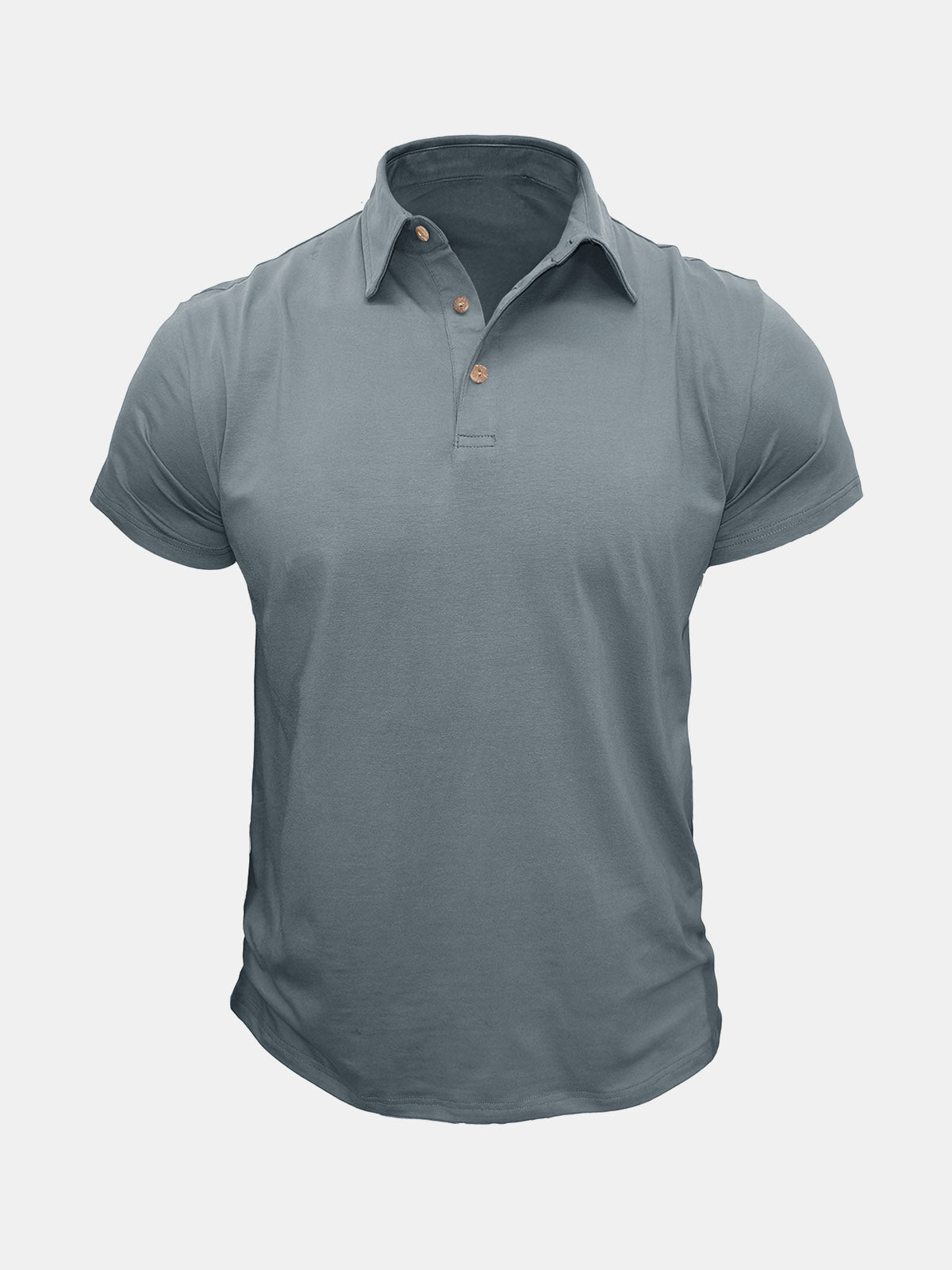 Men's Leisure Summer Breathable Cotton Short Sleeve Polo Shirt