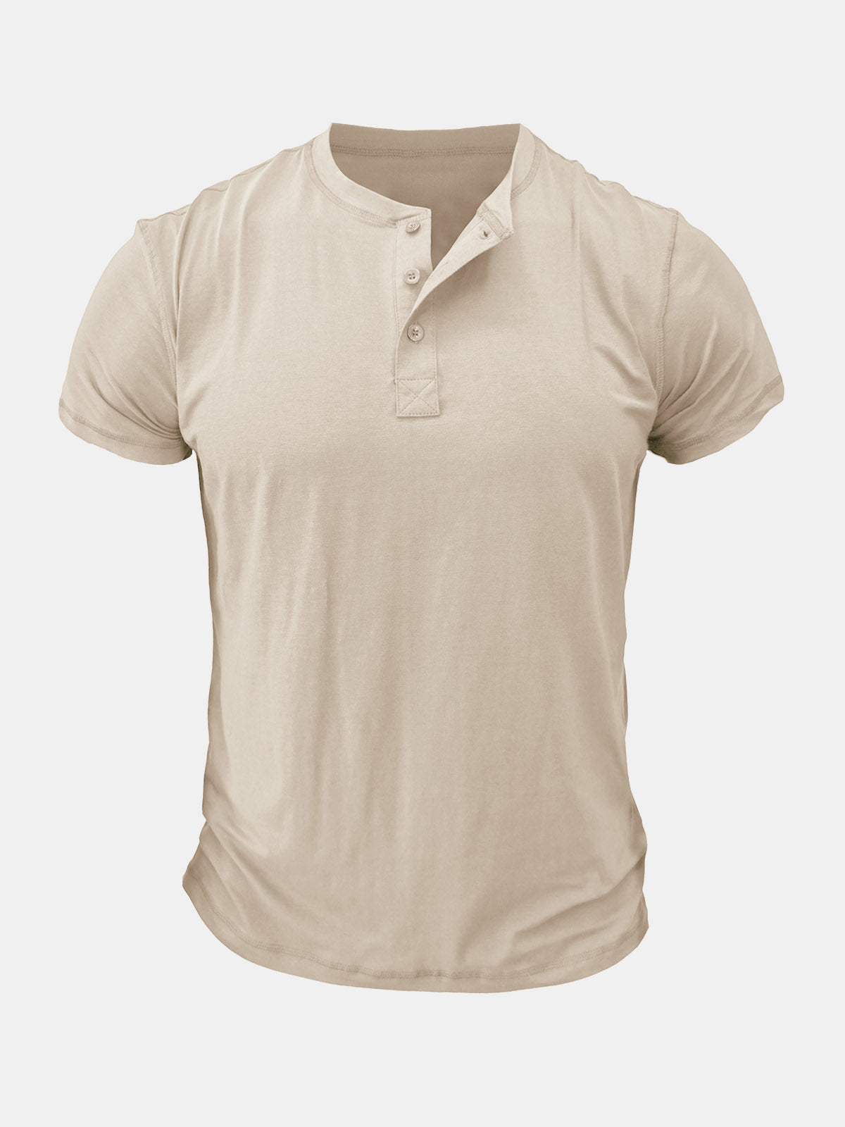Men's Casual Breathable Cotton Summer Short Sleeve T-Shirt