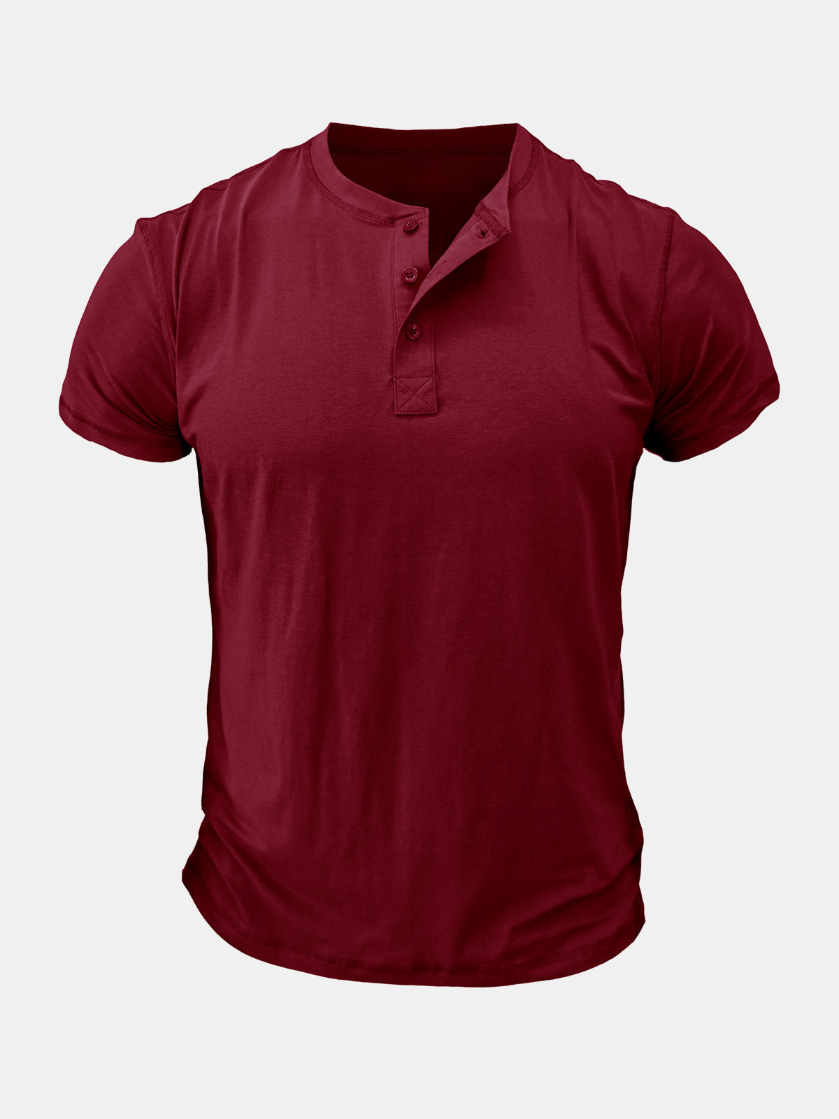 Men's Casual Breathable Cotton Summer Short Sleeve T-Shirt