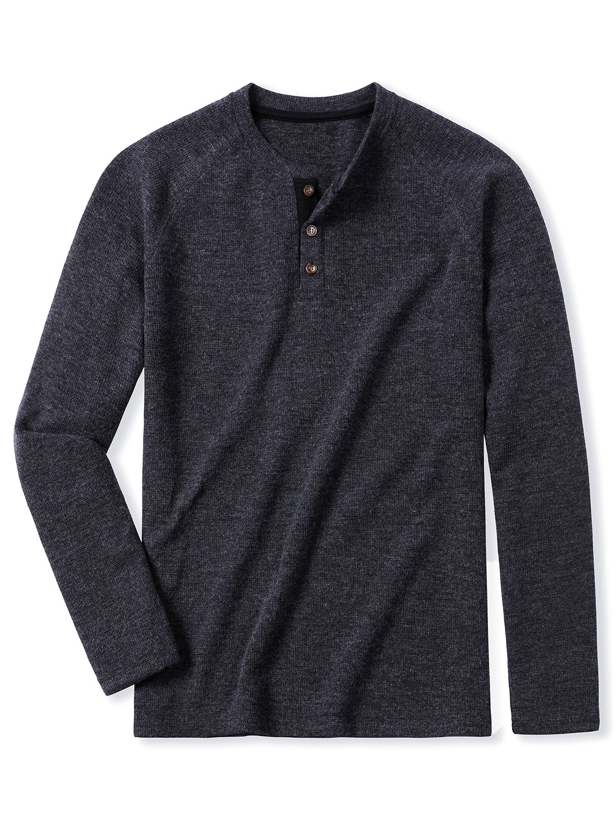 Men's Grey Casual Long Sleeve T-Shirt