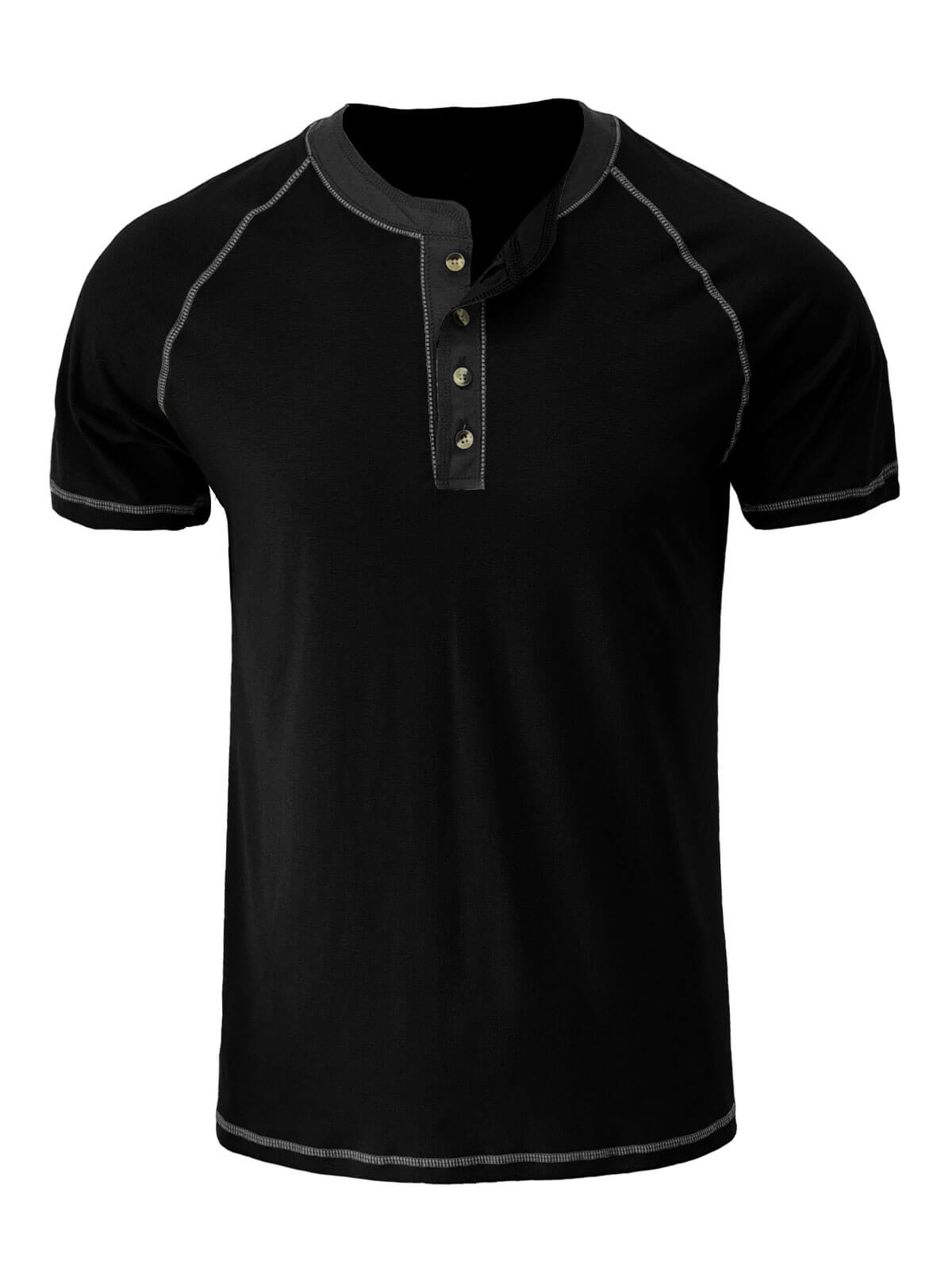 Men's Solid Color Summer Casual Short Sleeve T-Shirt