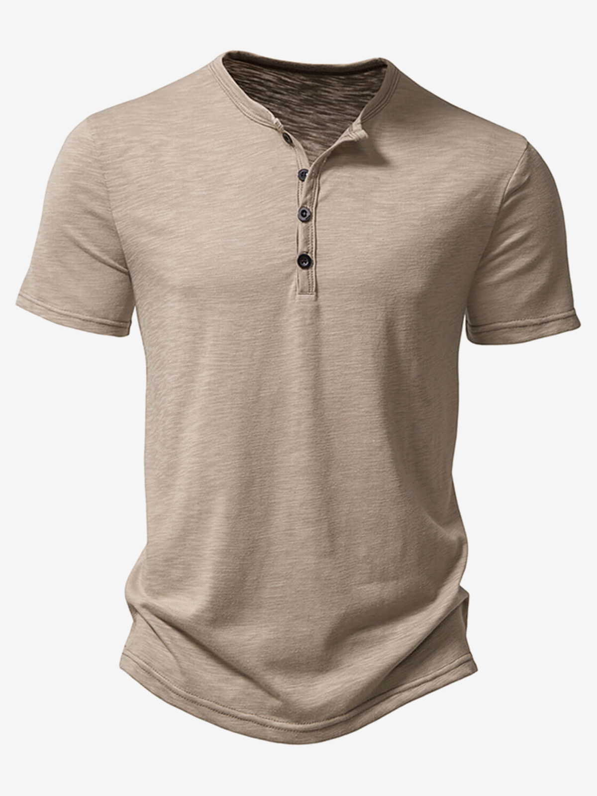 Men's Summer Solid Color Casual Short Sleeve T-Shirt