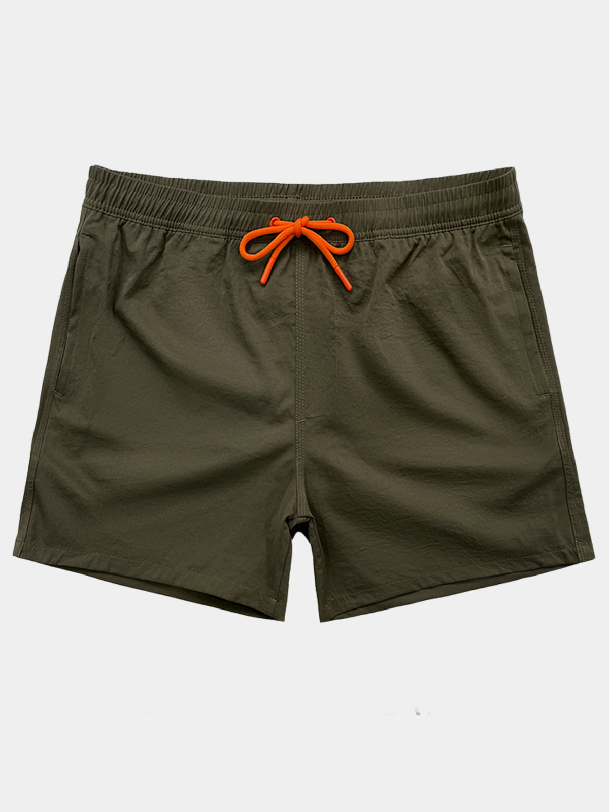 Men's Classic Solid Color Quick Dry Beach Shorts Swim