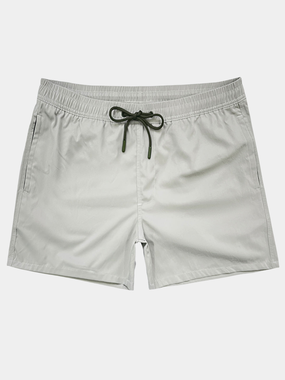Men's Classic Solid Color Quick Dry Beach Shorts Swim