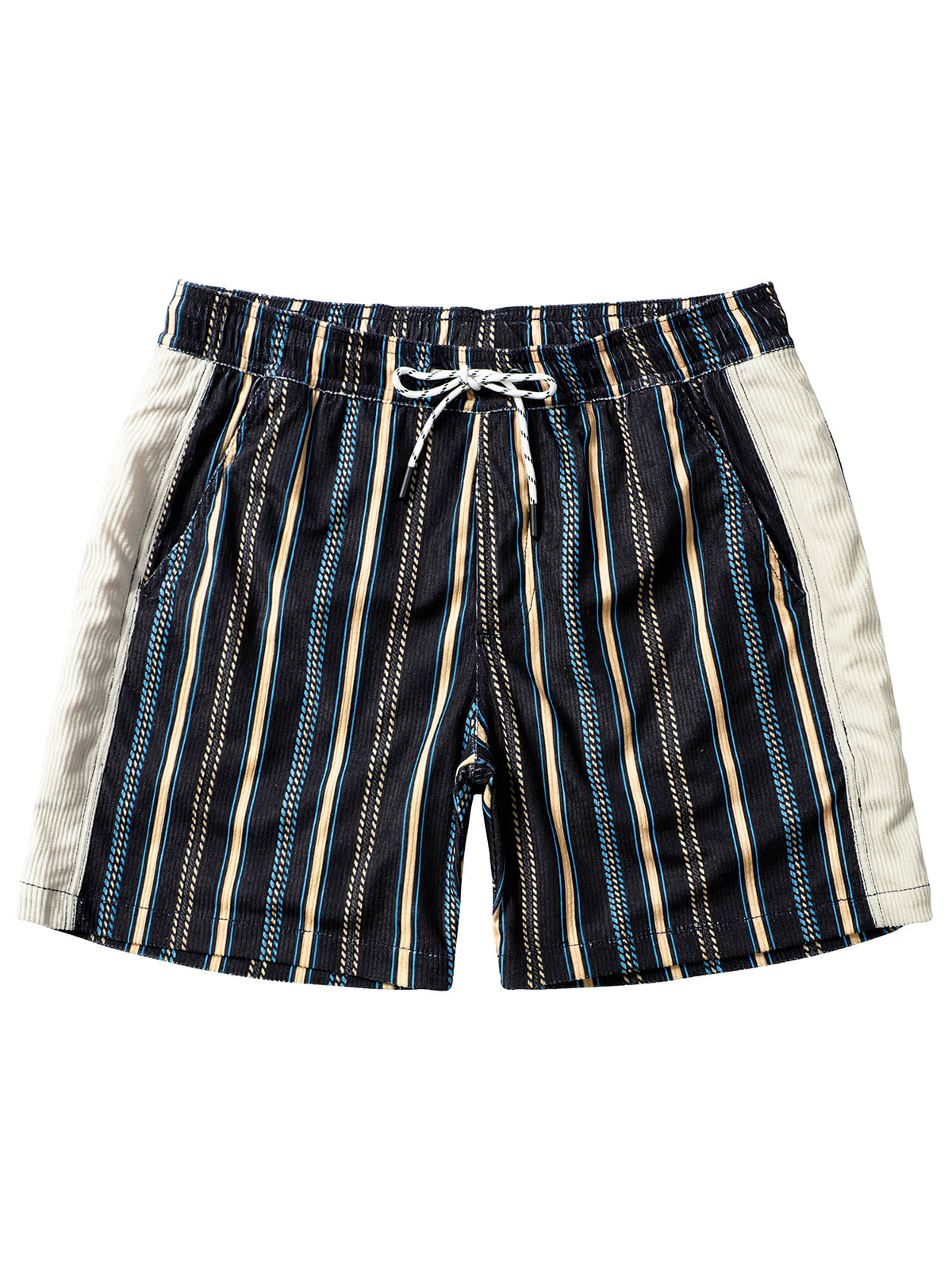 Men's Casual Retro Striped Beach Shorts